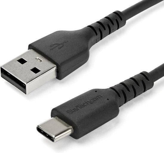 StarTech.com 1m USB A to USB C Cable - Black
