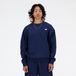 New Balance Sport Essentials Fleece Crew Heren Trui - NAVY