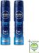 Nivea 2 x Fresh Active Déodorant Spray - 200 ml