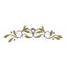 Deco 79 Metalen blad wanddecoratie, 31" x 1" x 6", groen