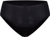 Schiesser Invisible Soft Lace Rioslip Dames Zwart/Groen Maat M