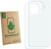 ScreenLeaf 2 Stuks Screenprotector voor Xiaomi 17T Pro (Achterkant) - Hoogwaardige Beschermfolie transparant