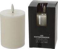 Firenze Home LED kaars - creme wit - D7,5 x H10 cm - met timer