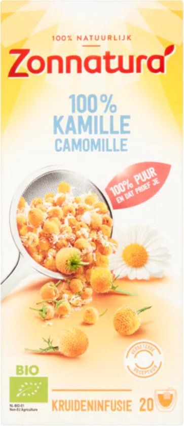Zonnatura Kamille Thee Biologisch 20 stuks