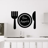 Ambiance Sticker Leisteen krijtbord – muurstickers zelfklevend afwasbaar – H 40 x L 55 cm