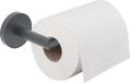 Wiesbaden Alonzo toiletrolhouder met vaste arm, wit, keramiek