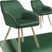 tectake® Eetkamerstoelen Marilyn - Set van 2 - Groen