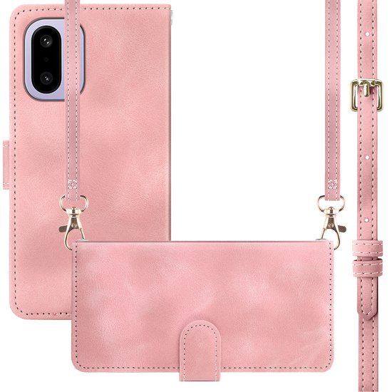imoshion Bookcase met koord voor de OnePlus 15R - Roze