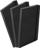 Carnet - A5 - Noir - 100 Pages - Couverture rigide - Élastique