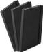Carnet - A5 - Noir - 100 Pages - Couverture rigide - Élastique