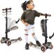 Hurtle Kinderstep - 3 Lichtgevende LED Wielen - Opvouwbare Scooter met Verstelbare Hoogte, Antislip Platform - Real Tree