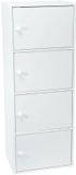 WERKA PRO Witte kast met 4 deuren (106 x 40 x 29 cm)