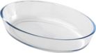 Chef Traiteur Ovenschaal van borosilicaat glas - ovaal - 0.7 Liter - 21 x 14 x 5 cm