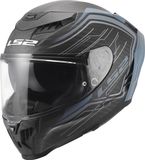 LS2 FF807 Dragon Subic Helm Blauw XL
