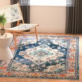 Safavieh Bohemian Indoor Hand Tufted Abstract Collection, ABT340, in Ivory / Charcoal, 60 X 91 cm