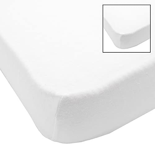 BABYCALIN Hoeslaken, biologisch, 70 x 140 x 17 cm, 2 stuks