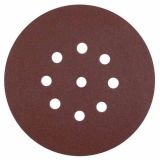 Nouveau 2024 - Boîte de 50 disques de 150 mm en papier auto-agrippant AO (9 trous ; grain 80)