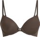 Hunkemöller Dames Lingerie Voorgevormde beugel bh Plunge - Bruin - maat C65