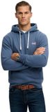 Superdry Essential Logo Classic Hoodie Heren XL Vintage Indigo