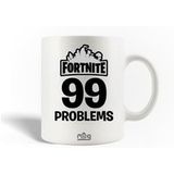 Fortnite mok keramiek maniacase, 99 Problems Logo Noir