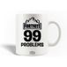 Fortnite mok keramiek maniacase, 99 Problems Logo Noir