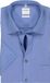 OLYMP Luxor chemise coupe confort - manche courte - bleu moyen - sans repassage - taille de col : 48