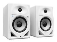 Pioneer DM-50D-BT-W - 2-Way Active Monitor Speakers - Bluetooth - White - Pair