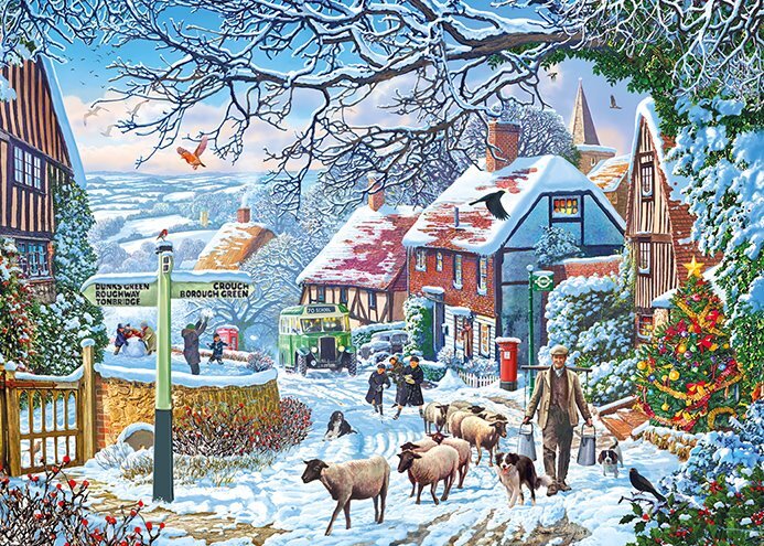 Gibsons A Winter Stroll - Steve Crisp Puzzel 1000 stukjes