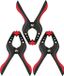 Benson Zeilklemmen/veerklemmen - 3x - kunststof - 22 cm - profi lijmklemmen met rubber heft