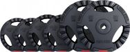 Gorilla Sports Halterschijven Set 17,5 kg Gripper Kunststof - 30 mm