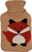 Discountershop Warmwaterkruik met Vosdesign Hoes | 850 ml | Bruin