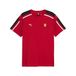 PUMA T-shirt fonctionnel 'Ferrari MT7' jaune / rouge feu / noir / blanc