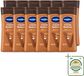 Vaseline 12 x Lait corporel éclat cacao - Réparateur - 200 ml