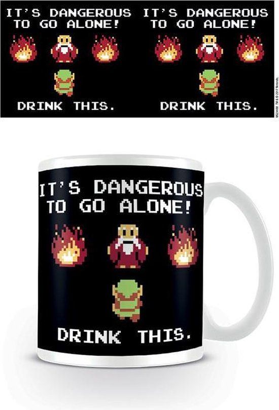 Nintendo The Legend Of Zelda Drink This Mok - 325ml - White - Ceramic