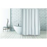 MSV Douchegordijn Polyester Wit 180 x 200 cm