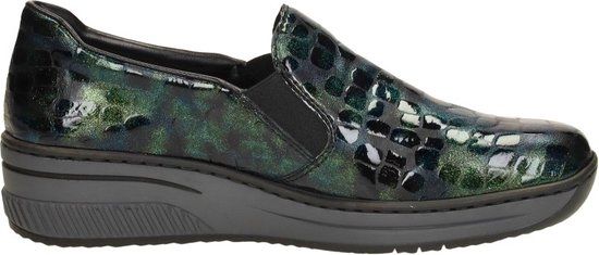 Rieker Sportief Sportief - Women's - Green - Size 41 - Crocodile Print - Casual Shoes