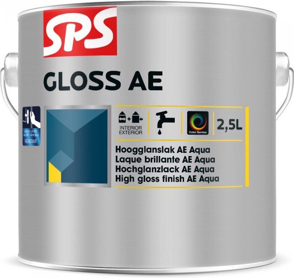 Sps Gloss Ae 1 Liter 100% Wit - Wit - 8711429289694