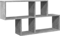 vidaXL Wandschap 100x20x53 cm bewerkt hout betongrijs