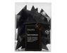 Decoris boules de Noël mélange - étoile en plastique couleur noir 12 pièces