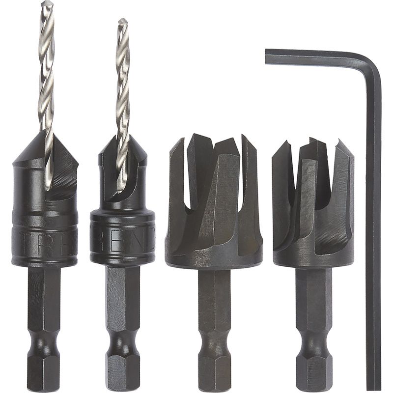 Trend Verzink- en snijderset 4-delig