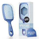 Unbrush FHI HEAT Unbrush Wet & Dry Geventileerde Ontwarrende Haarborstel, Iris Donkerblauw