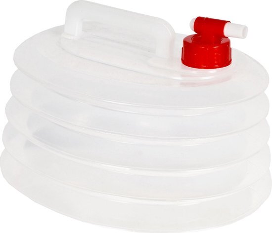 Trespass Squeezebox Water Carrier (6 Litres) (Clear)