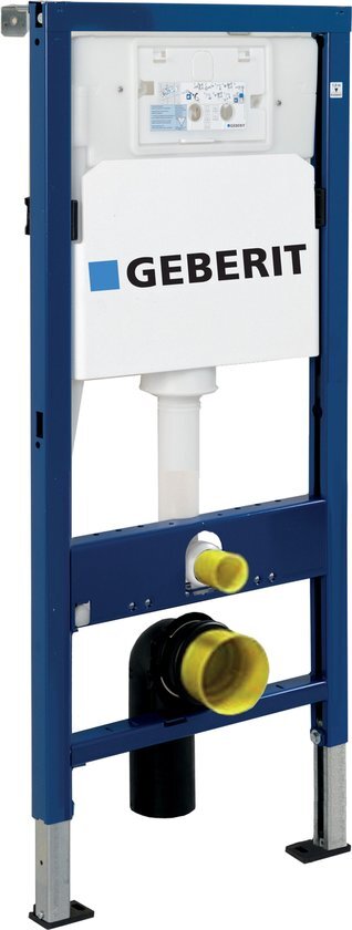 Geberit Duofix element voor hang wc H112 met Delta UP100 reservoir 12cm voor frontbediening zelfdragend 458.113.00.1