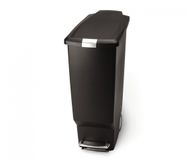 Simplehuman Slimline Pedaalemmer - 40 Liter - Zwart