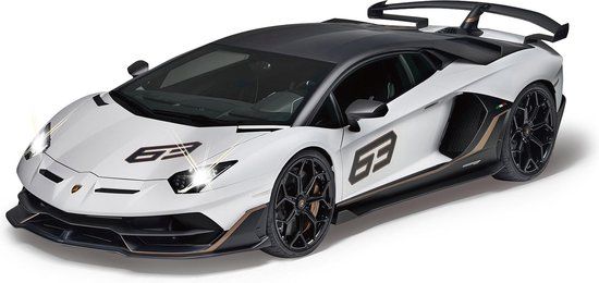 Rastar RC Lamborghini Aventador SVJ - Wit - 1:14 - 2.4 GHz