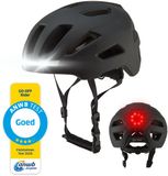 GOOFF RIDER Fietshelm met Verlichting - Zwart - M
