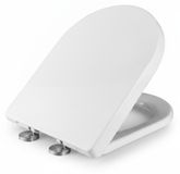 KLK Commerce InAndOutdoorMatch Toiletbril Vierkant Soft-close Wit