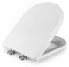 KLK Commerce InAndOutdoorMatch Toiletbril Vierkant Soft-close Wit