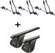 SAGITTAR 3x porte-vélos + barres de toit VDP en acier compatibles avec BMW Série 3 (F30) 4 portes à partir de 2012