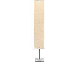 vidaXL Vloerlamp met papieren lampenkap 135 cm - Beige